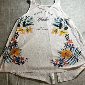 Floral Graphic Tank Top